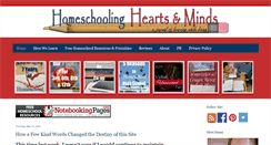 Desktop Screenshot of homeschoolingheartsandminds.com